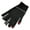 Black, variant on Fashionable Cartoon Cats Knitted Gloves with Screentouch Fingers Warm and WindResistant Rainbow Color Gloves for Student