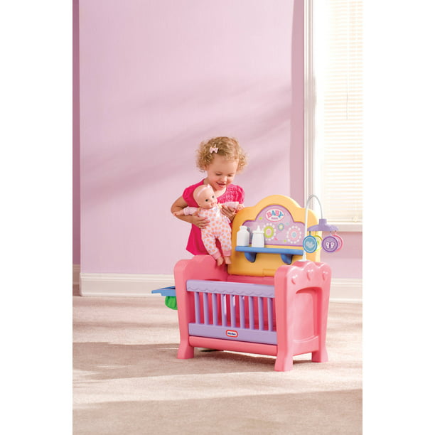 sponsor vloot Actief Little Tikes 4-in-1 Baby Born Nursery Play Set Gift Toy for Girls Ages 3 4  5+ - Walmart.com