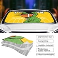 thumbnail image 5 of Fuzoiu T-Rex Playing Football Print Car Windshield Sun Shade,Block Uv Rays Sunshade,Foldable Front Window Sun Visor Protector for Car,SUV,Truck-Keep Vehicle Cool-T-Rex Playing Football, 5 of 8