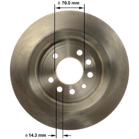 Bendix PRT6153 Disc Brake Rotor