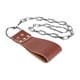 thumbnail image 5 of Correas de carga para mancuernas, accesorio de cinturón de cadena para levantamiento de pesas, cinturón con peso para Marrón, 5 of 9