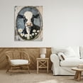 thumbnail image 2 of Stupell Industries Distressed Cow Portrait Canvas Wall Art design by Petal Prints Design, 40 x 30, 2 of 7