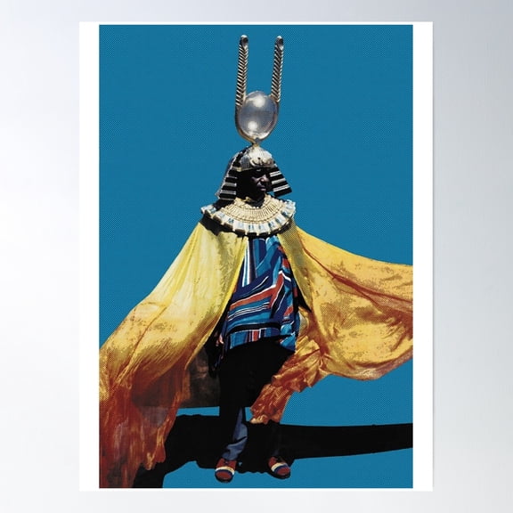 Sun Ra Poster Wall Art, Modern Wall Decor, 8x12 UNFRAMED