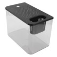 thumbnail image 4 of Plastic Betta Fish Tank Set Up Aquarium Starter Kit Small with Quiet Waterfall Filter, Self Cleaning for Shrimp Goldfish Desktop Office Home Room Decor, 4 of 7