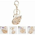 thumbnail image 3 of Swan Keychain Bling Keychains for Women Car Decor Women Keychain Swan Wallet Keychain Keychains for Backpacks European and American Miss Zinc Alloy Rhinestone Decoration, 3 of 5