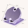 thumbnail image 6 of Tnobhg Foldable Slant Board for Calf Stretching 9 Levels Adjustable Incline Squats Board for Plantar Fasciitis Lower Leg & Foot Pain Relief Stiffened Board Home Fitness Equipment, 6 of 8