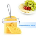 thumbnail image 2 of 2Pcs Stainless Steel Cheese Slicer Cream Cutter Butter Scraper Multi Purpose Kitchen Tools for Kitchen Bakery (Wire Handle, Silver), 2 of 8