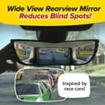thumbnail image 4 of New Improved Angel View Wide-Angle Rearview Mirror AS-SEEN-ON-TV Reduce Blind Spots, Installs in Seconds, Fits Most Cars, SUVs & Trucks, 4 of 7