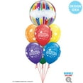thumbnail image 4 of 11 inch Qualatex Congratulations Graduate Stars Latex Balloons (6 Pack) - Party Supplies Decorations, 4 of 4
