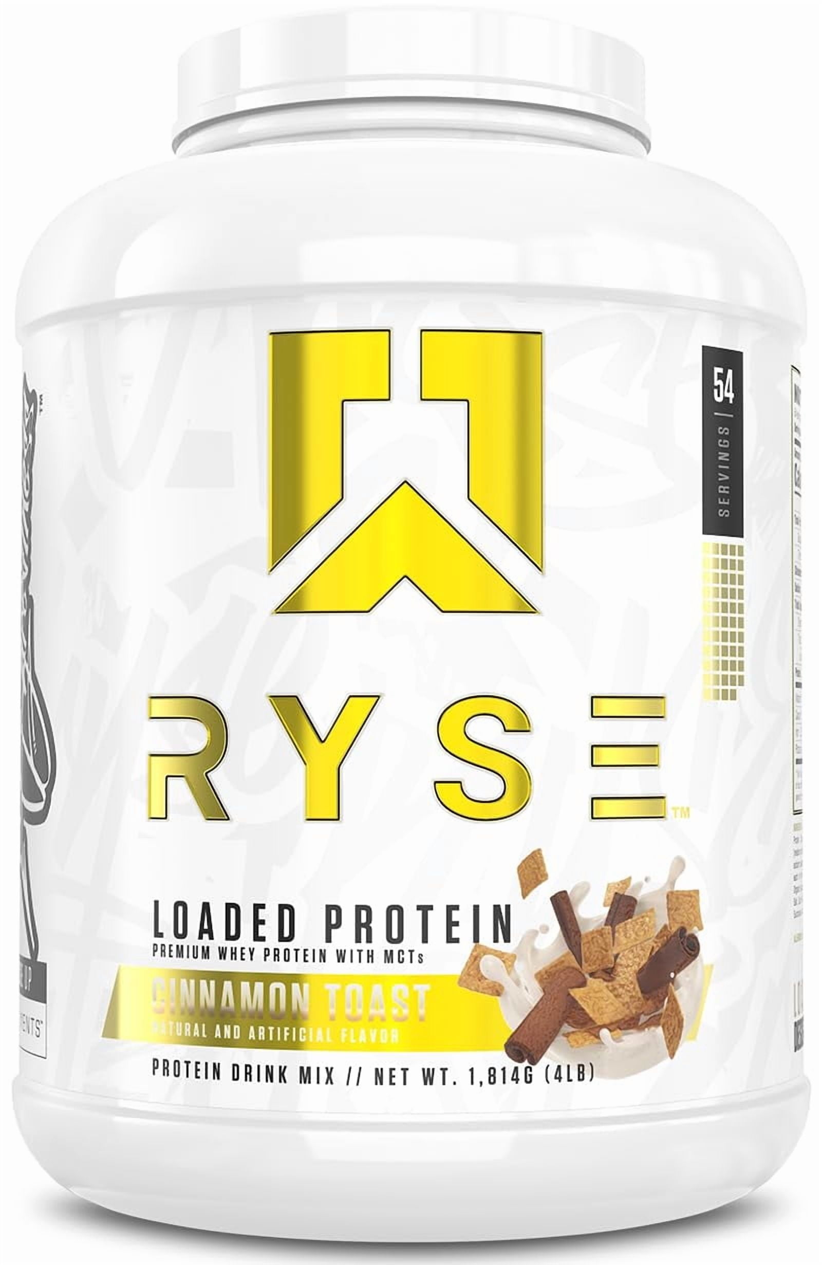 RYSE Loaded Protein Powder - Cinnamon Toast - 20 Servings