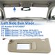 thumbnail image 2 of Parasol del lado izquierdo Unique Bargains para BMW Serie 5 F10 Sedán 2010-2013, sombra de protección frontal izquierda, reemplaza No. 51167248857, ensamblaje de parasol del automóvil beige, 2 of 7