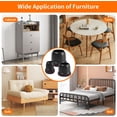 thumbnail image 5 of Paquete de 16 protectores de suelo pequeños de silicona negra con fieltro envuelto, puntas de goma para sillas, fundas para patas de sillas, almohadillas protectoras para patas de muebles, sin ruido y sin arañazos Sincero Electrónica, 5 of 5