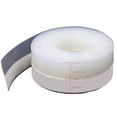 thumbnail image 2 of 1in Door Window Weather Stripping Seal Tape - Adhesive Draft Stopper Strip, Waterproof Windproof Sealing Tape for Doors, Showers & Windows, Energy-Saving Home Weatherization Accessory, White, 2 of 9