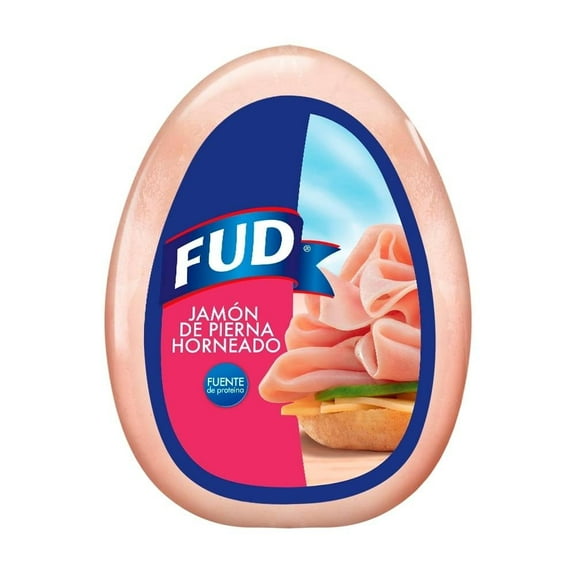 Jamón de pierna FUD 38 horneado rebanadas rectangulares por kilo