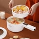 thumbnail image 2 of Cocina eléctrica multifuncional para dormitorio de estudiantes, cocina eléctrica pequeña, fideos fritos eléctricos integrados, olla caliente eléctrica antiadherente para 2 personas, 2 of 6