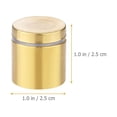 thumbnail image 4 of MasteelfCA 10pcs Standoff Screw Advertising Glass Standoff Nail Store Sign Screw 25x25mm, 4 of 7