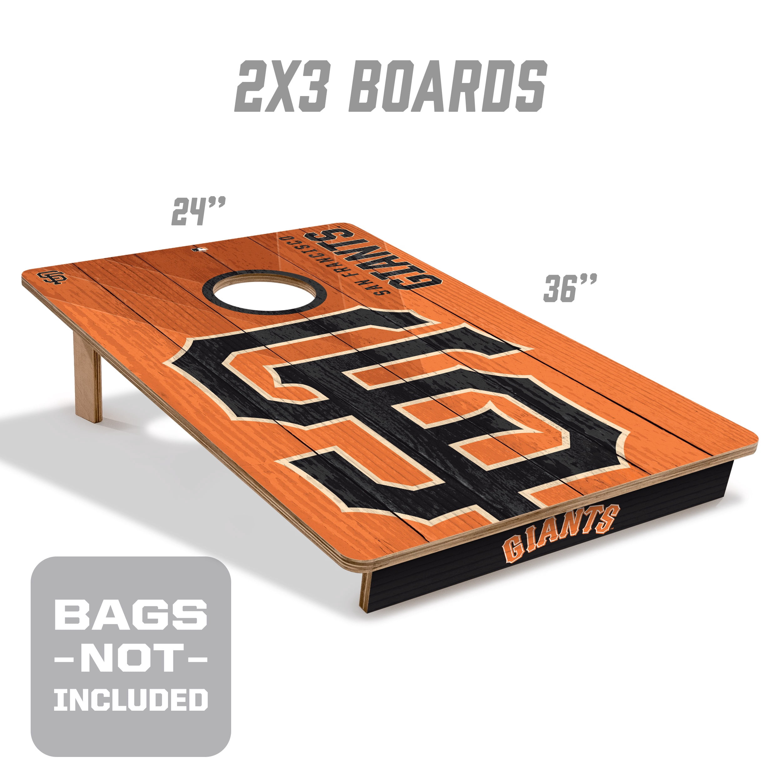 YouTheFan MLB San Francisco Giants 2' x 3' Cornhole Game No Bags