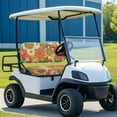 thumbnail image 2 of Yuyamidu Hippie Flower Golf Cart Bench Seat Cushion Back Rest Seat Cushion Floral Golf Cart Seat Covers Set of 2 Keeps Seat Comfortable and Clean, 2 of 7