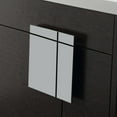 thumbnail image 5 of Fine Fixtures - Modern Black 24" Bathroom Vanity Set, Chrome Hardware, Vitreous China Sink Top, 5 of 5