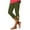 16# Army Green, variant on Womens Capri Leggings 2026 Dressy Casual Summer Capris Knee Length Crop Pants Trendy Lightweight Ladies Clothing Purple S