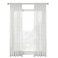 thumbnail image 2 of Melody Jacquard Lace Window Curtain Panel 56" x 72" in White, 2 of 7