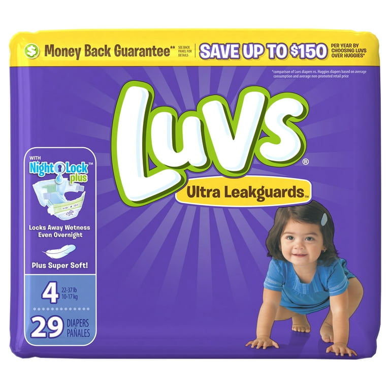 Luvs size cheap newborn