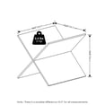 thumbnail image 4 of Furinno CUBICLE X-Shaped Cube Shelf Insert, Shelf Organizer Accessory, Dark Oak, Fits CUBICLE Extra Thick Series, 4 of 4