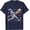 Navy Blue, variant on Funny Dripping Drip Rabbit Bunny Baseball Easter Men Boy Kid T-Shirt