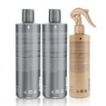 thumbnail image 2 of Moehair TRIO Hair Guard Frizz Control Adult Shampoo, Conditioner and Leave-in Conditioner 3 Piece Set with Floral Scent, 2 of 4