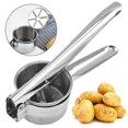 thumbnail image 5 of Stainless Steel Potato Ricer & Spaetzle Press with 3 Interchangeable Discs for Spaghetti Ice Cream Maker OPMIUM, 5 of 5