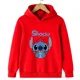 thumbnail image 3 of Sudadera con capucha divertida de Disney Stitch para Navidad de los años 90, ropa de dibujos animados para niños, niñas y niños, sudadera con capucha de Lilo y Stitch, top informal para bebé, 3 of 5