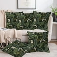 thumbnail image 6 of Spring Floral Throw Pillow Covers Set of 2 Green Herbs Botanical Pillow Covers 20x20 Inch Modern Farmhouse Home Decorative Pillow Cases Cushion Cover for Sofa Living Room Office, 6 of 6