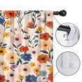 thumbnail image 4 of Blackout Kids Curtains,Pioneer Flower Floral Print Pattern Childrens Insulated Curtains Set Of 2,Bedroom Essentials,Toddler Room Decor 42"x54", 4 of 5