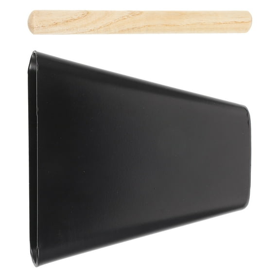 Uonlytech Professional Black Metal Cowbell Percussion Instrument Accessory