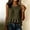 Army Green women's cotton linen tank top a1, variant on Summer Women's Cotton Linen Tank Top Sleeveless Ruffle Blouse Cute Casual Boho Chic Tops Beach Vacation Party Wear, Army Green M