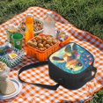 thumbnail image 4 of Jeiento Cute Sea Turtle Small Crossbody Lunch Bag for Kids Age 4-6 Kindergarten Boys Girls Lunchbox Tote School Meal Tote Kit, 4 of 6