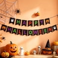 thumbnail image 5 of Hovilon Spooky Halloween Pennant Garland Banner with Pumpkin Ghost Graphic, Lightweight Paper Party Flags for Wall Window Mantel Doorway, Festive Holiday Home Decor Supplies for Themed Events, 5 of 6