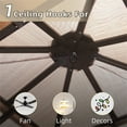 thumbnail image 4 of CoSoTower 12'X12' Hardtop Gazebo, Permanent Outdoor Gazebo with Polycarbonate Double Roof, Aluminum Gazebo Pavilion with Curtain and Net for Garden, Patio, Lawns, Deck, Backyard(Wood-Looking), 4 of 9