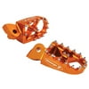 Warp 9 Oversized MX Foot Pegs Orange Compatible With Gas Gas EX 450F 2021