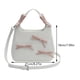 thumbnail image 2 of Bolso hombro casual mano Sweet Bow Cuero PU Color con correa ajustable asa superior para mujeres y niñas, 2 of 9