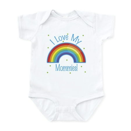 

CafePress - I Love My Mommies Baby Infant Bodysuit - Baby Light Bodysuit Size Newborn - 24 Months