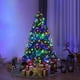Costway 5Ft Pré-Éclairé Artificiel Arbre de Noël Premium Articulé W / 150 Lumières LED & Stand – image 1 sur 9