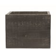 thumbnail image 1 of Square Black Washed Planter, 1 of 1