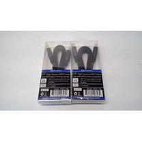 RAIDMAX Flat HDMI Cable 5FT 1080P BLURAY 3D TV DVD PS3 LCD LED ETHERNET HD 2PACK