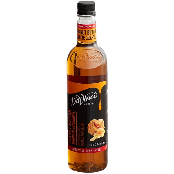 Sirop Aromatisant Classique au Beurre d'Arachide DaVinci Gourmet 750 ml