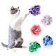 thumbnail image 1 of Pelota de papel crujiente doble color para gatos, juguete de gasa con sonido atractivo, tamaño perfecto para perseguir y morder, color aleatorio, ideal para mantener a tu mascota activa y entretenida., 1 of 7