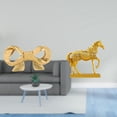 thumbnail image 2 of Asa de mueble,Tirador de latón con forma de lazo para muebles o armario,Tirador de puerta de armario con forma de arco,tirador de cajón de cocina,Estatuas de caballos,Estatuas de caballos, 2 of 8
