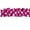 Fuchsia Dots on White, variant on Large Circle Dots Cotton Curtain Sleeve Topper Window Treatment