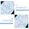 thumbnail image 4 of 2 hojas de Navidad Copo de nieve Pegatinas de PVC Pegatinas luminosas para adornos, 4 of 6