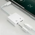 thumbnail image 3 of Madison Headphone Adapter 2 in 1 3.5mm AUX Audio + Charger For iPhone 7 8 X XS 11 12 13, 3 of 7